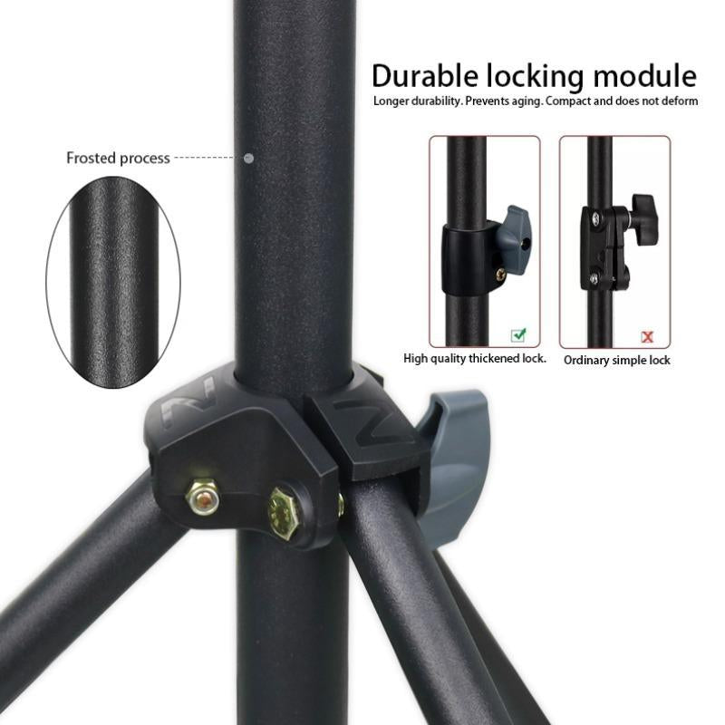 Portable Projector Stand, 1 Count Sturdy Floor Mount for Home and Office, Easy to Assemble and Multi-Angle Adjustment Projector Tripod, Adjustable