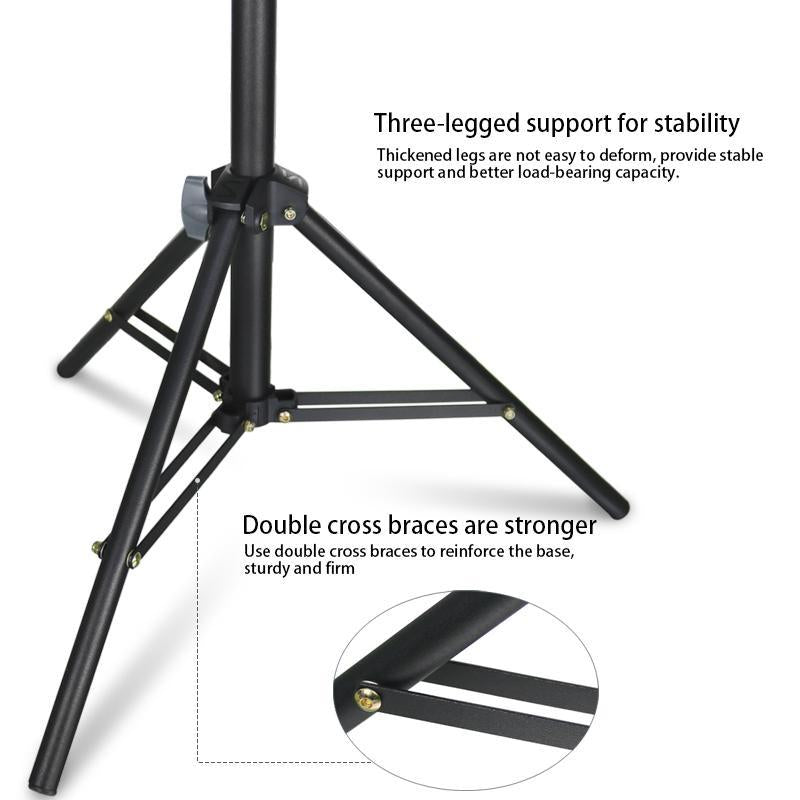 Portable Projector Stand, 1 Count Sturdy Floor Mount for Home and Office, Easy to Assemble and Multi-Angle Adjustment Projector Tripod, Adjustable