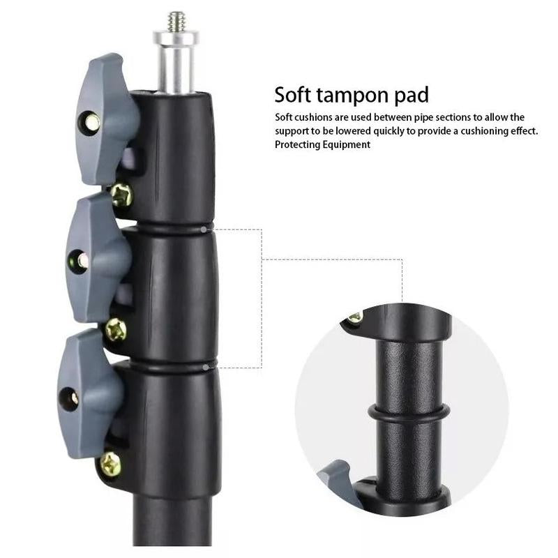 Portable Projector Stand, 1 Count Sturdy Floor Mount for Home and Office, Easy to Assemble and Multi-Angle Adjustment Projector Tripod, Adjustable