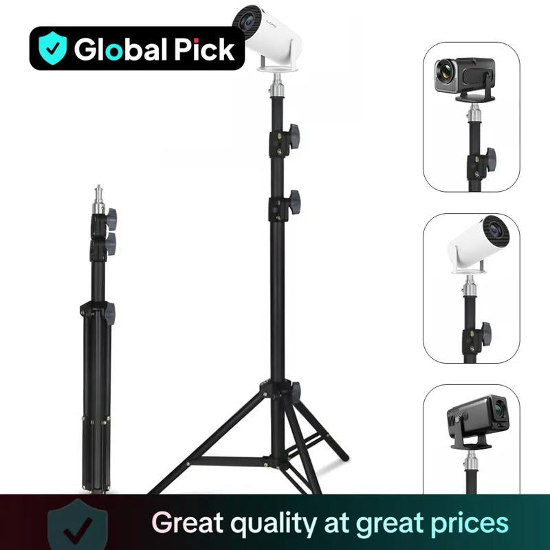 Portable Projector Stand, 1 Count Sturdy Floor Mount for Home and Office, Easy to Assemble and Multi-Angle Adjustment Projector Tripod, Adjustable