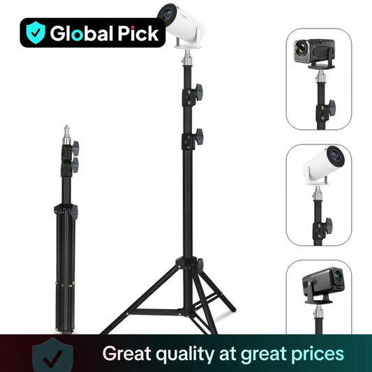Portable Projector Stand, 1 Count Sturdy Floor Mount for Home and Office, Easy to Assemble and Multi-Angle Adjustment Projector Tripod, Adjustable