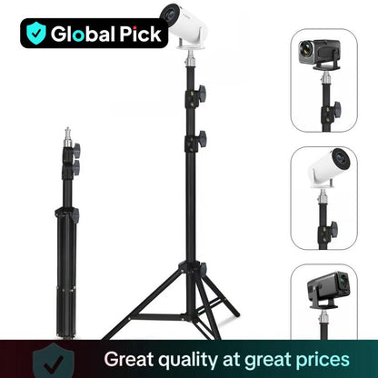Portable Projector Stand, 1 Count Sturdy Floor Mount for Home and Office, Easy to Assemble and Multi-Angle Adjustment Projector Tripod, Adjustable